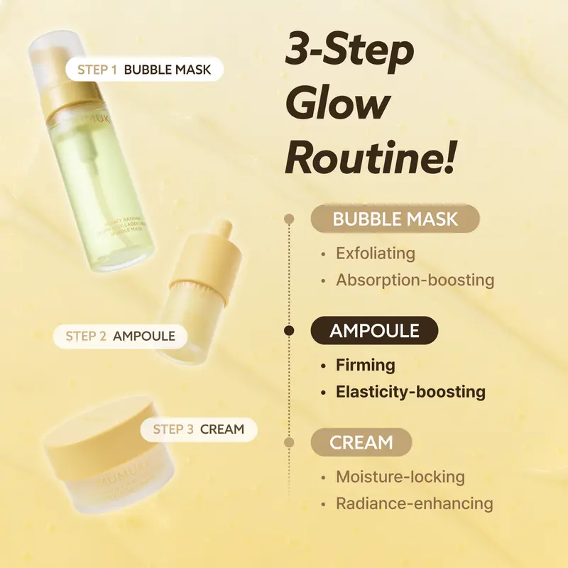 [MUMUKI] Honey Banana BDRN Capsule Ampoule Serum - 30ml Korean Skincare